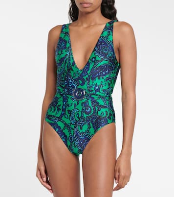 Costume intero con stampa paisley | Zimmermann