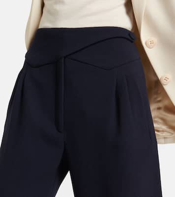 Basque high-rise virgin wool pants | Blazé Milano