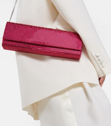 Amini Paloma embellished clutch | Amina Muaddi