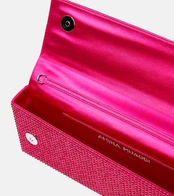 Amini Paloma embellished clutch | Amina Muaddi