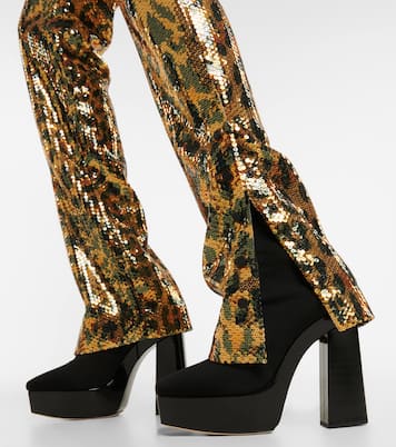 Giome 140 platform sock boots | Jimmy Choo