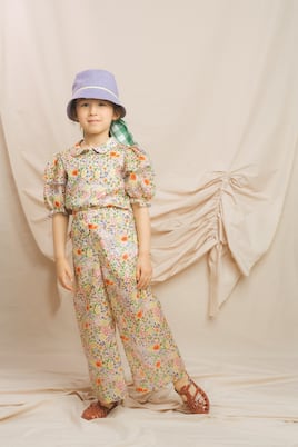 Bedruckte Bluse Meadow aus Baumwolle | Paade Mode