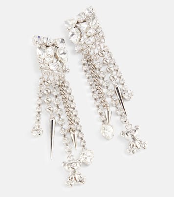 Orecchini a clip con cristalli | Alessandra Rich