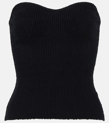 Top in maglia di misto cotone a coste | Wardrobe.NYC