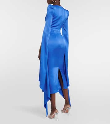 Crêpe midi dress | Alex Perry