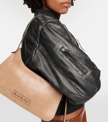 Cropped-Bomberjacke aus Leder | Acne Studios