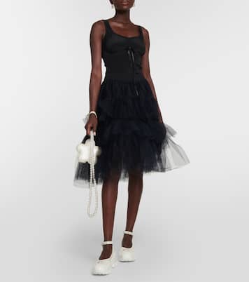 Bow-embellished bodysuit | Simone Rocha