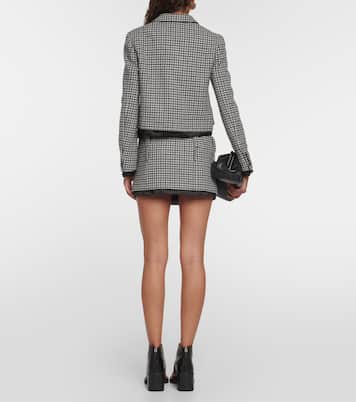 Minigonna in lana vergine | Miu Miu