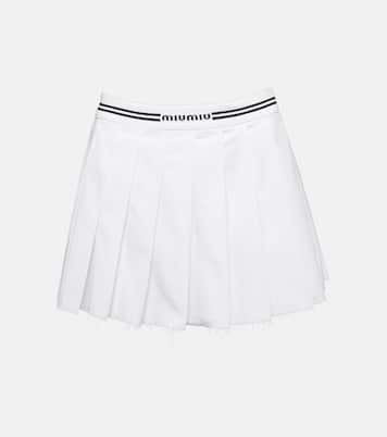 Minirock aus Baumwolle | Miu Miu