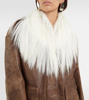 Chaqueta de piel Yoyo con borrego | Dodo Bar Or
