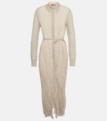 Abito chemisier Agnes in cotone e seta | Altuzarra