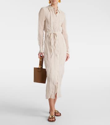 Abito chemisier Agnes in cotone e seta | Altuzarra