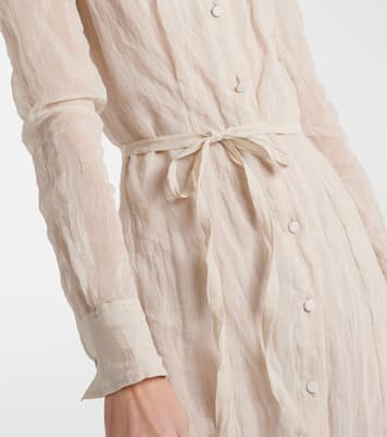 Abito chemisier Agnes in cotone e seta | Altuzarra