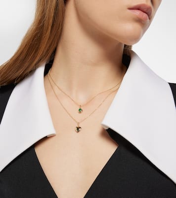 Collier Sweetheart en or 14 ct et diamants | Stone and Strand