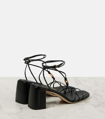 Onyxia 70 leather sandals | Jimmy Choo