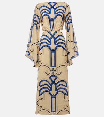 Linen midi dress | Johanna Ortiz