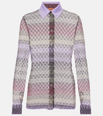 Camicia in lamé a righe | Missoni