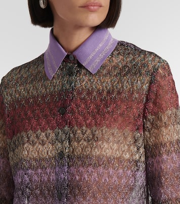 Camicia in lamé a righe | Missoni