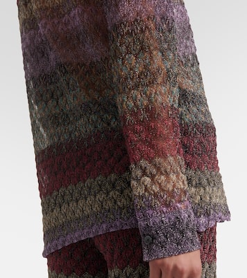 Camicia in lamé a righe | Missoni