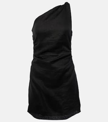 Marga gathered linen minidress | Faithfull