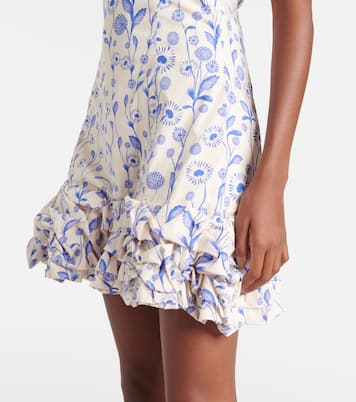 Minikleid Jardin Petalo aus Baumwollpopeline | Agua by Agua Bendita