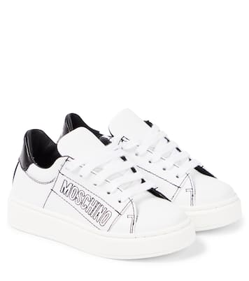 Baskets en cuir à logo | Moschino Kids