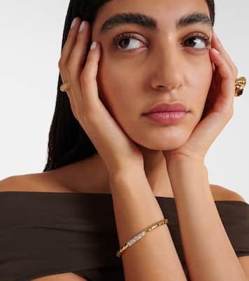 Jonc Ondine en or 18 ct et diamants | Marina B