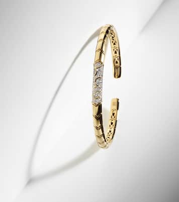 Jonc Ondine en or 18 ct et diamants | Marina B