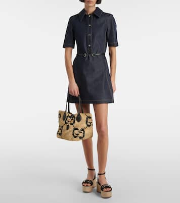Secchiello Summer Medium con pelle | Gucci