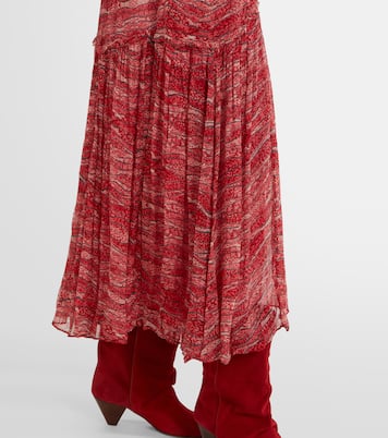 Gonna lunga Veronique in chiffon | Marant Etoile