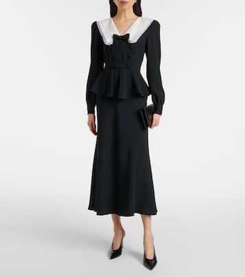 Abito midi in raso | Alessandra Rich