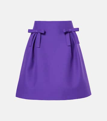Mini-jupe en Crepe Couture | Valentino