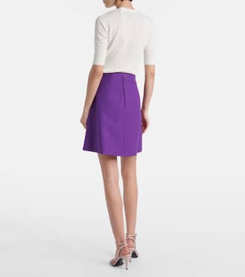 Mini-jupe en Crepe Couture | Valentino