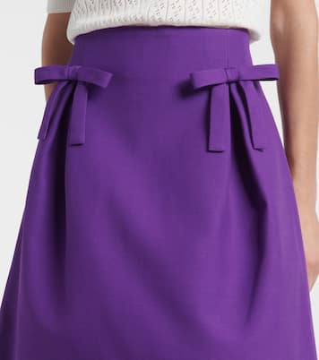 Mini-jupe en Crepe Couture | Valentino