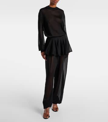 Pullover con lamé  | Alaïa