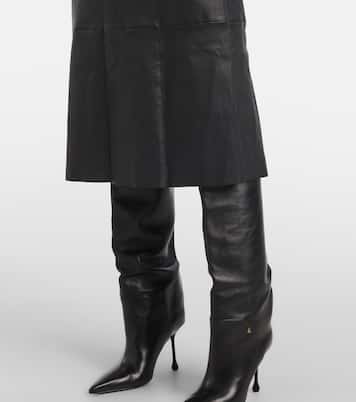 Robe midi Kosma en cuir | Joseph