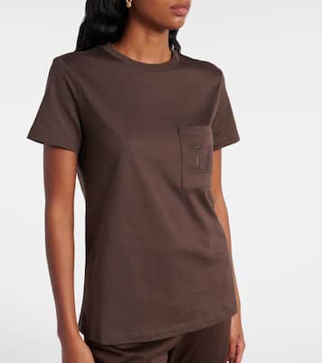 Papaia logo cotton jersey T-shirt | Max Mara