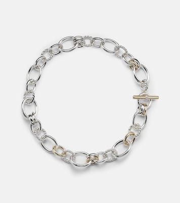 Collana DY Mercer™ in argento sterling e oro18kt con diamanti | David Yurman
