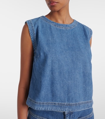 Loren denim top | Velvet