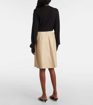 Gonna midi in pelle | Toteme