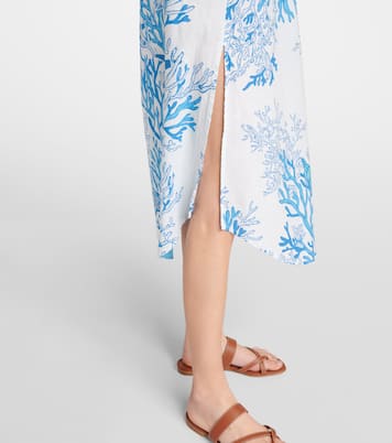 Hemdblusenkleid Cathy aus Baumwolle | Poupette St Barth