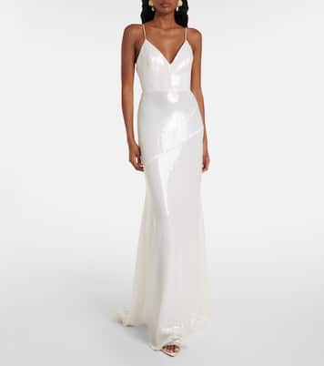Bridal sequined gown | Alex Perry