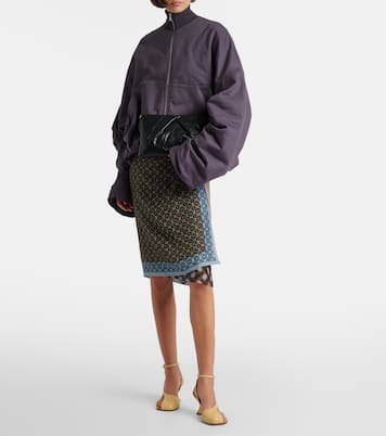 Clutch aus Leder | Dries Van Noten
