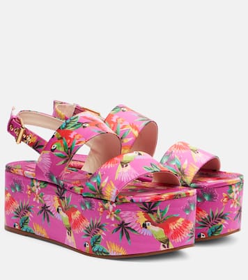 Printed platform sandals | Farm Rio