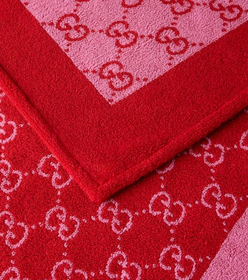 GG cotton terry beach blanket | Gucci