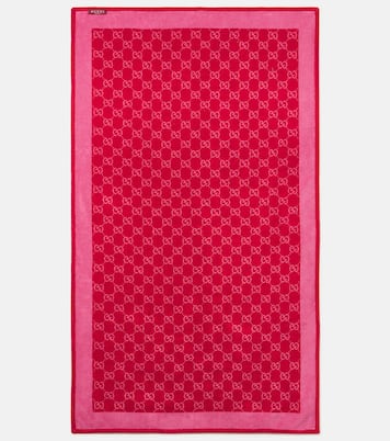 GG cotton terry beach blanket | Gucci