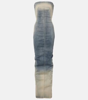 Denim bustier dress | Rick Owens