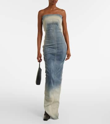 Denim bustier dress | Rick Owens