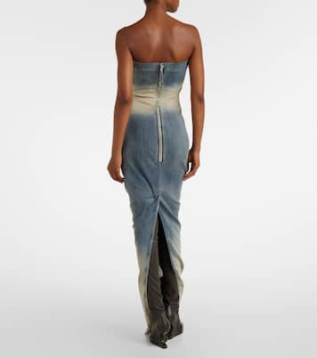 Denim bustier dress | Rick Owens