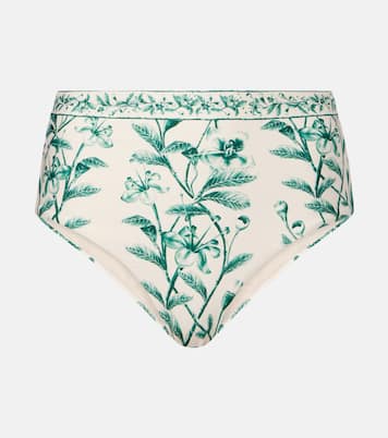 Magenta floral bikini bottoms  | Agua by Agua Bendita